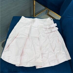 Girls' Pleated Casual Skirt in Light Pink